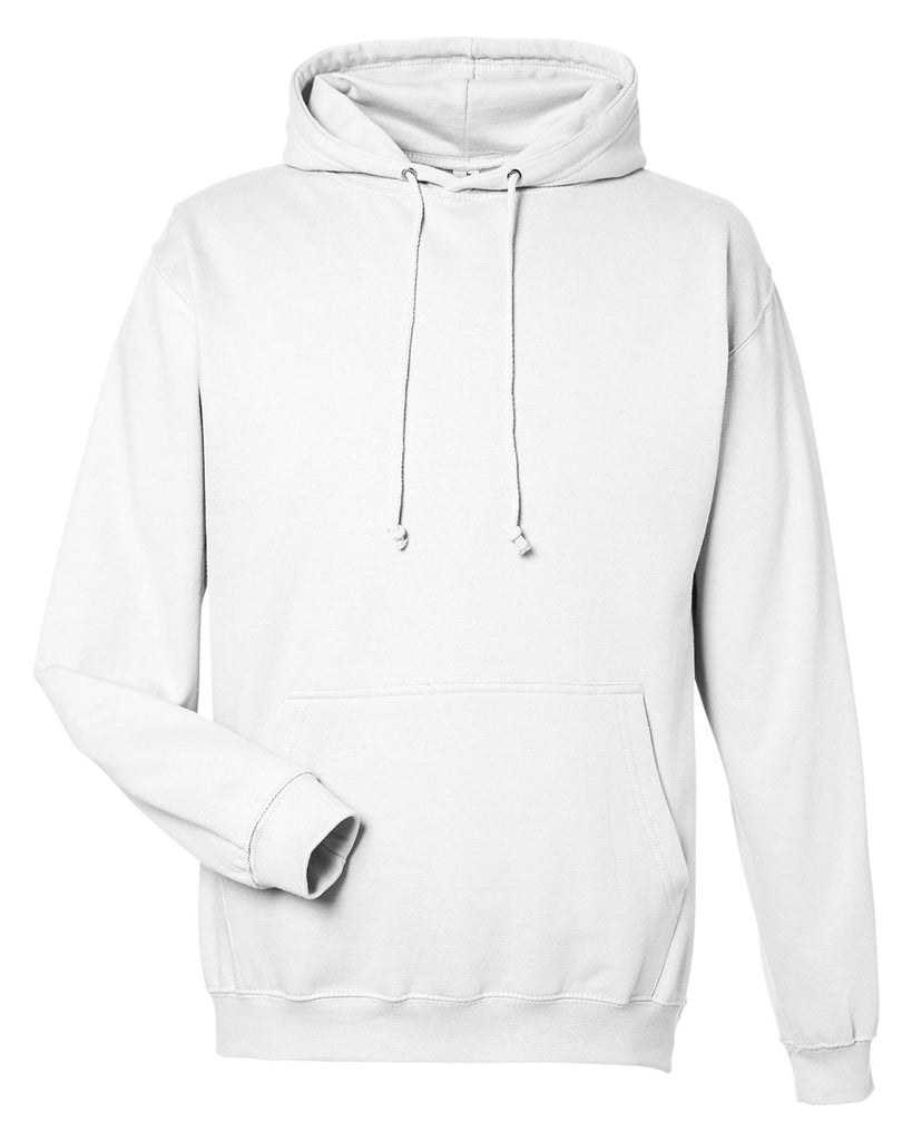 Just Hoods By AWDis-JHA001-80/20 Midweight College Hooded Sweatshirt-ARCTIC WHITE