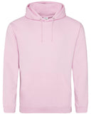 Just Hoods By AWDis-JHA001-80/20 Midweight College Hooded Sweatshirt-BABY PINK
