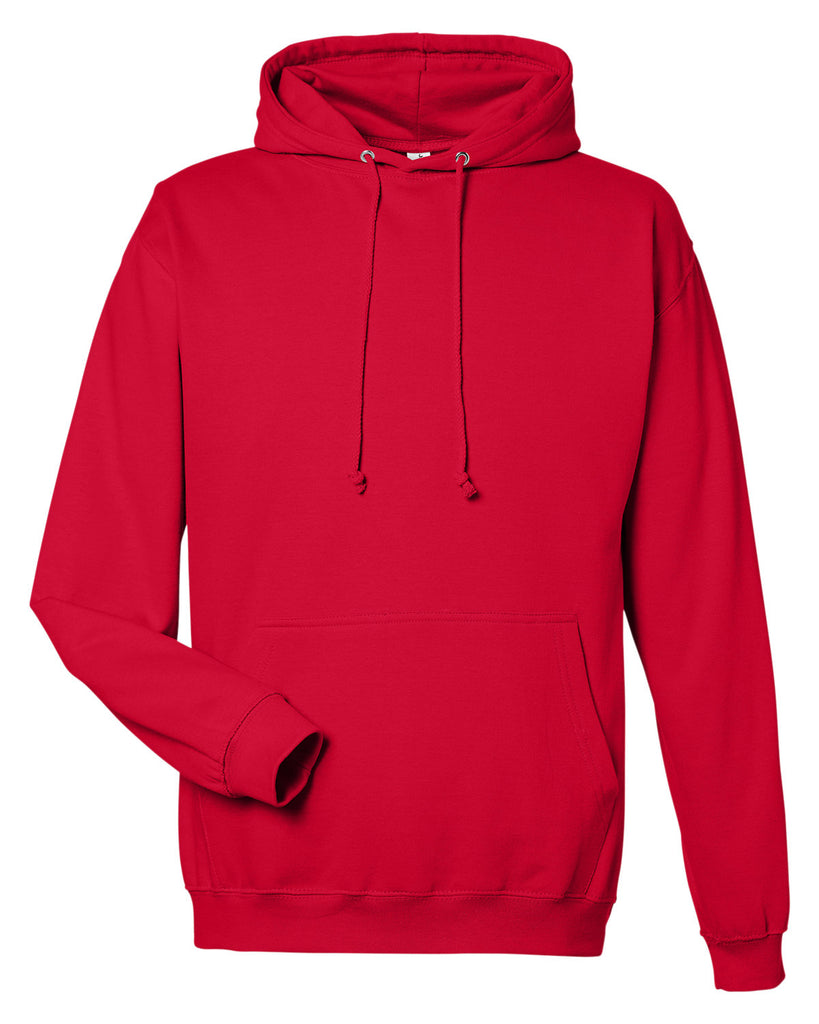 Just Hoods By AWDis-JHA001-80/20 Midweight College Hooded Sweatshirt-FIRE RED
