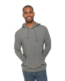 Lane Seven-LS13001-French Terry Pullover Hooded Sweatshirt-HEATHER GRAPHITE
