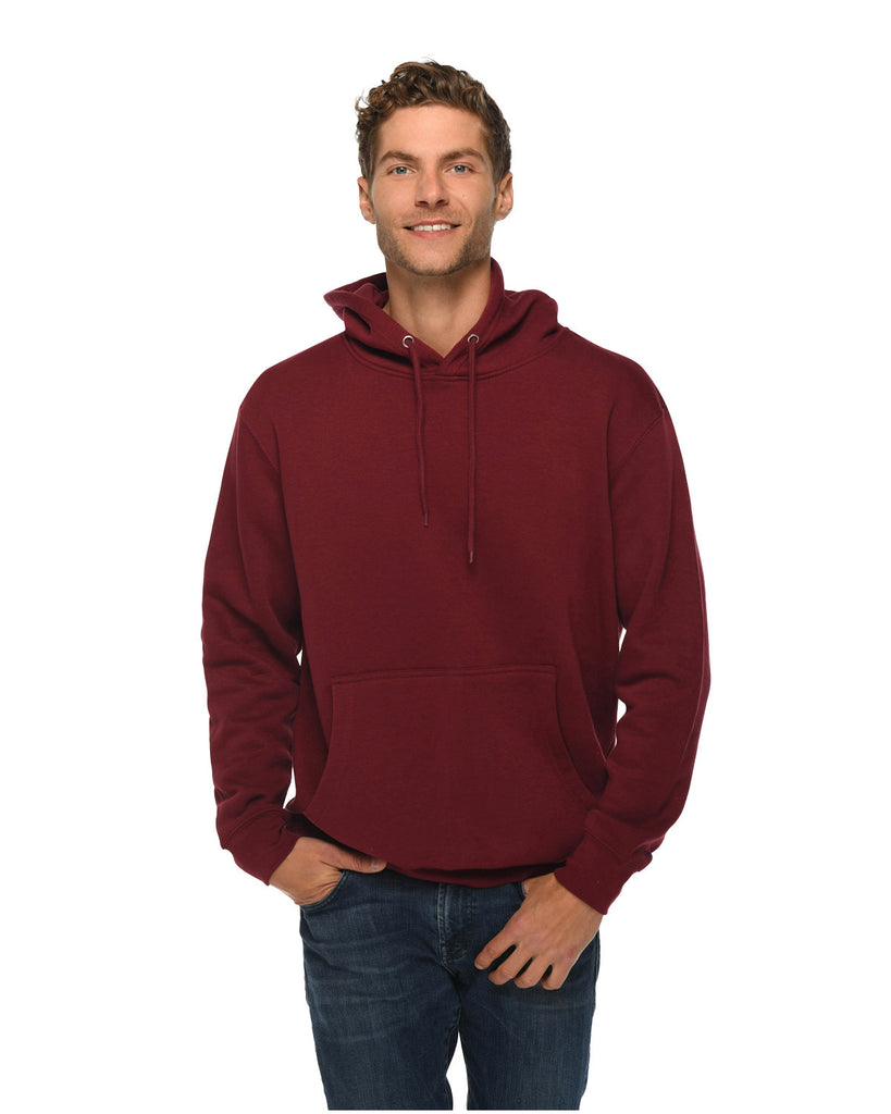 Lane Seven-LS14001-Premium Pullover Hooded Sweatshirt-BURGUNDY