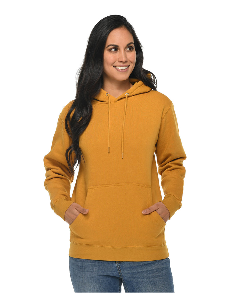 Lane Seven-LS14001-Premium Pullover Hooded Sweatshirt-MUSTARD