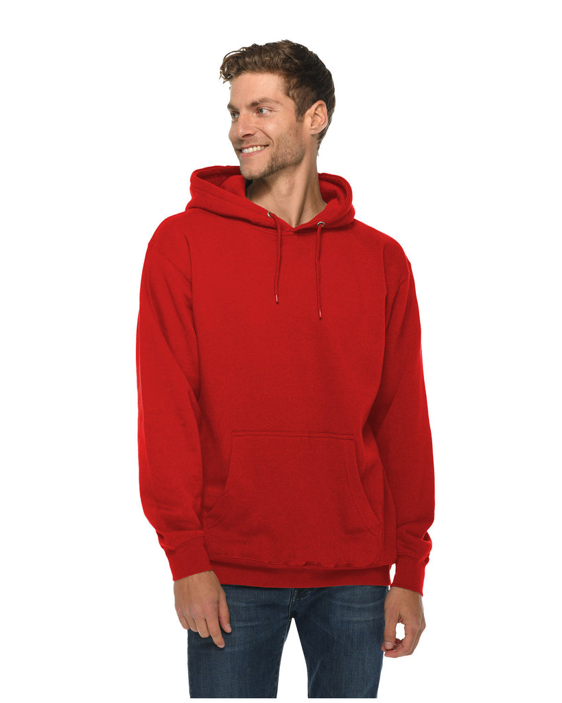 Lane Seven-LS14001-Premium Pullover Hooded Sweatshirt-RED