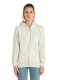 Lane Seven-LS14003-Premium Full Zip Hooded Sweatshirt-OATMEAL HEATHER