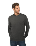 Lane Seven-LS14004-Premium Crewneck Sweatshirt-CHARCOAL HEATHER