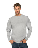 Lane Seven-LS14004-Premium Crewneck Sweatshirt-HEATHER GREY
