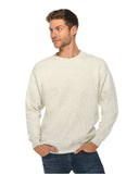 Lane Seven-LS14004-Premium Crewneck Sweatshirt-OATMEAL HEATHER