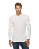 Lane Seven-LS15009-Long Sleeve T Shirt-WHITE