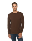 Lane Seven-LS15009-Long Sleeve T Shirt-CHESTNUT