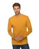 Lane Seven-LS15009-Long Sleeve T Shirt-MUSTARD