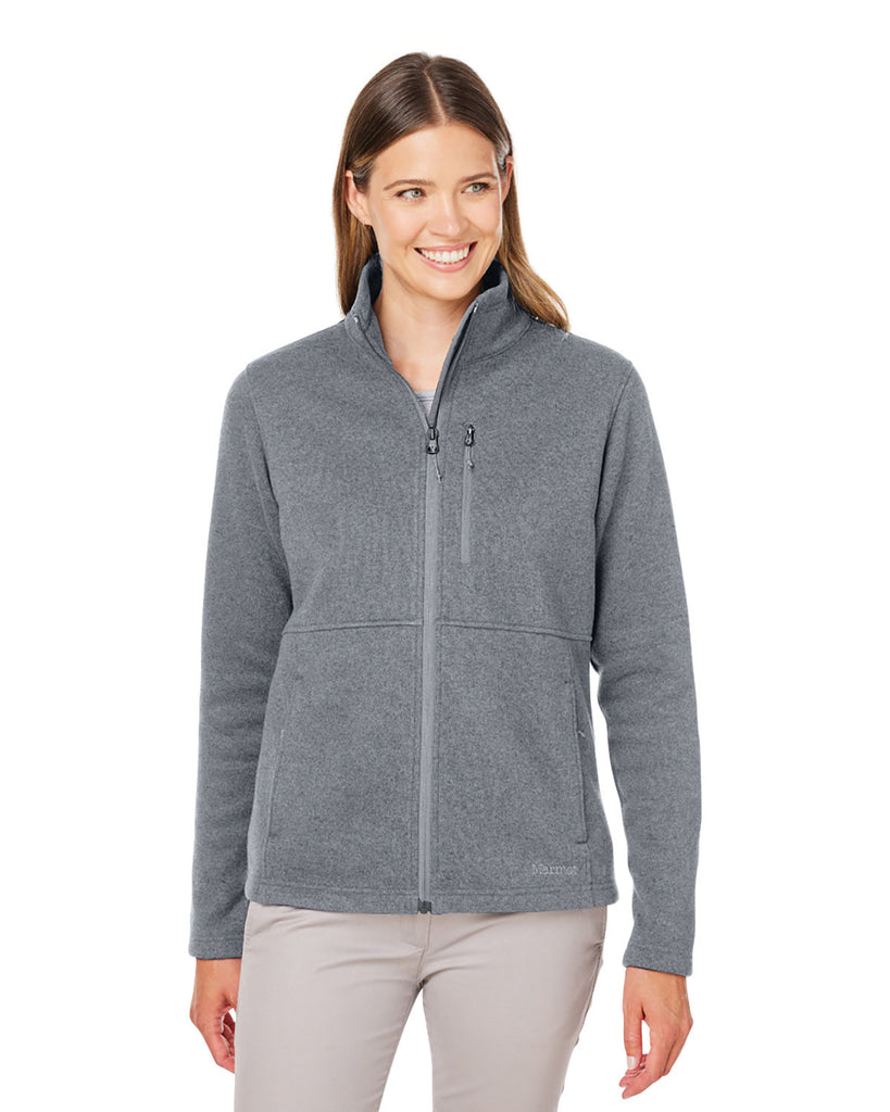 Marmot-M14437-Dropline Sweater Fleece Jacket-STEEL ONYX