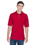 Harriton-M265-Easy Blend Polo-RED