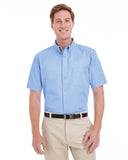 Foundation Cotton Short Sleeve Twill Shirt With Teflon