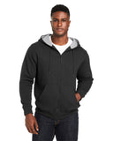 Harriton-M711-Climabloc Lined Heavyweight Hooded Sweatshirt-BLACK