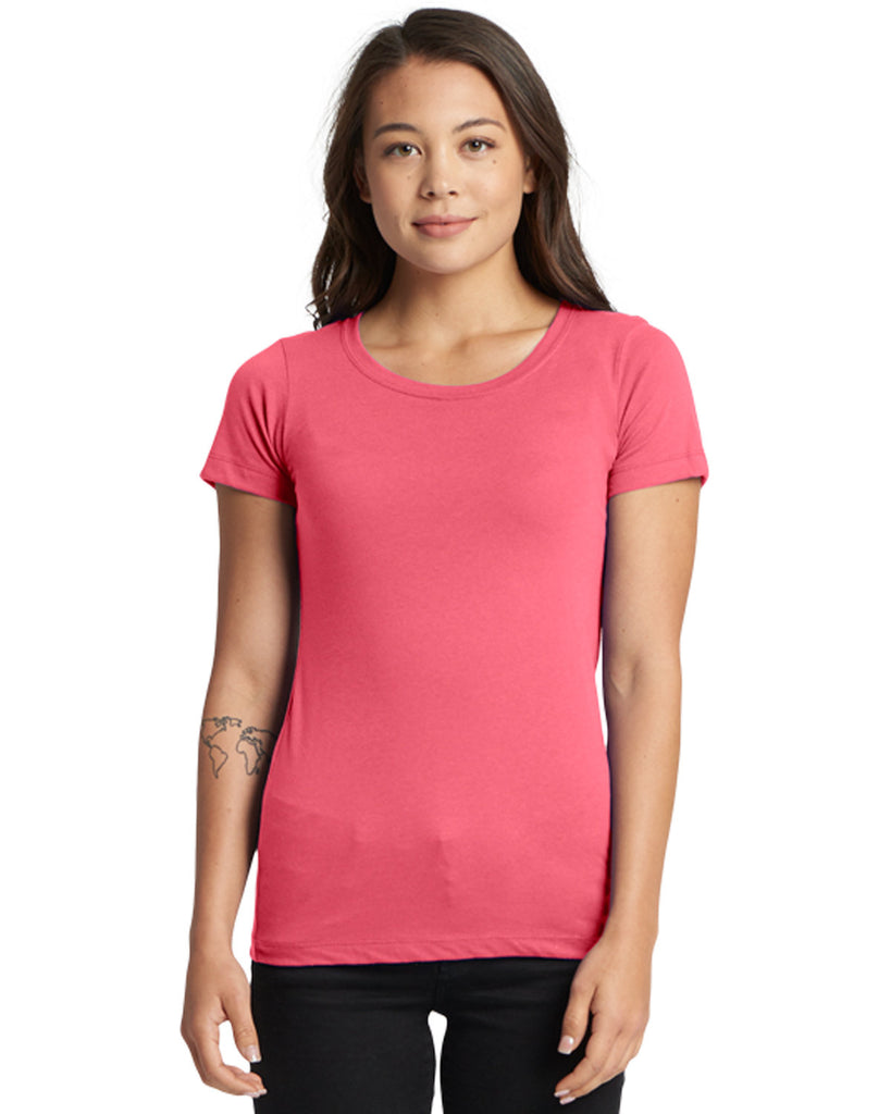 Next Level Apparel-N1510-Ideal T Shirt-HOT PINK