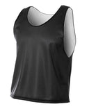 A4-N2274-Mens Lacrosse Reversible Practice Jersey-BLACK/ WHITE