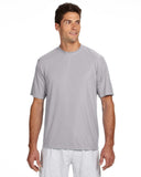 A4-N3142-Cooling Performance T Shirt-SILVER