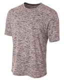 a4-N3296-Men's Space Dye T-Shirt-BLACK