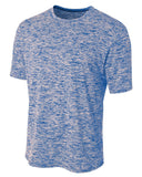 a4-N3296-Men's Space Dye T-Shirt-ROYAL