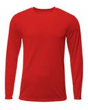 A4-N3425-Sprint Long Sleeve T Shirt-SCARLET
