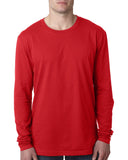 Next Level Apparel-N3601-Cotton Long Sleeve Crew-RED