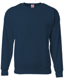 A4-N4275-Mens Sprint Tech Fleece Crewneck Sweatshirt-NAVY