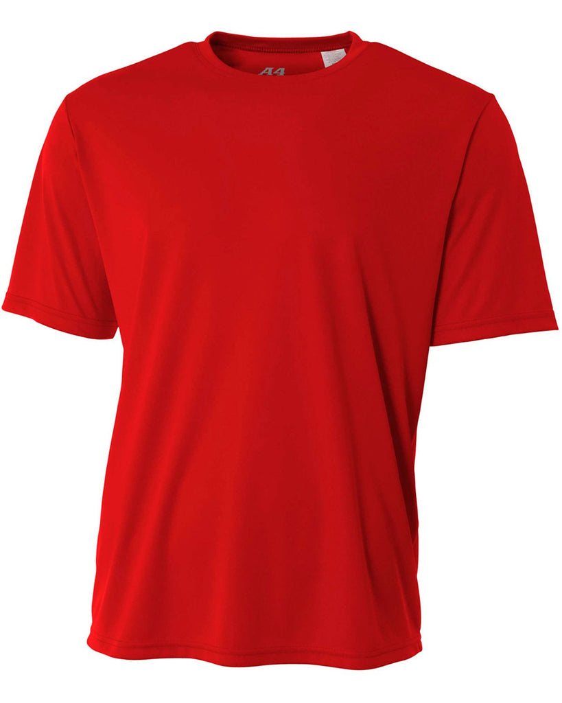 A4-NB3142-Youth Cooling Performance T Shirt-SCARLET
