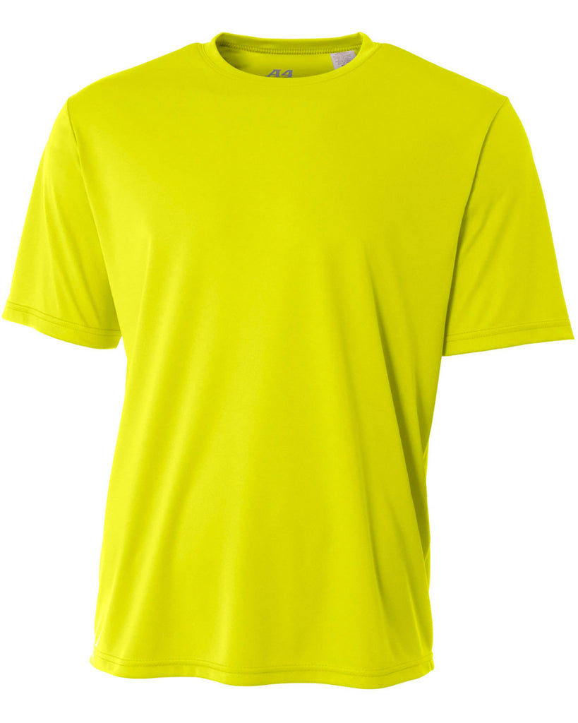 A4-NB3142-Youth Cooling Performance T Shirt-SAFETY YELLOW