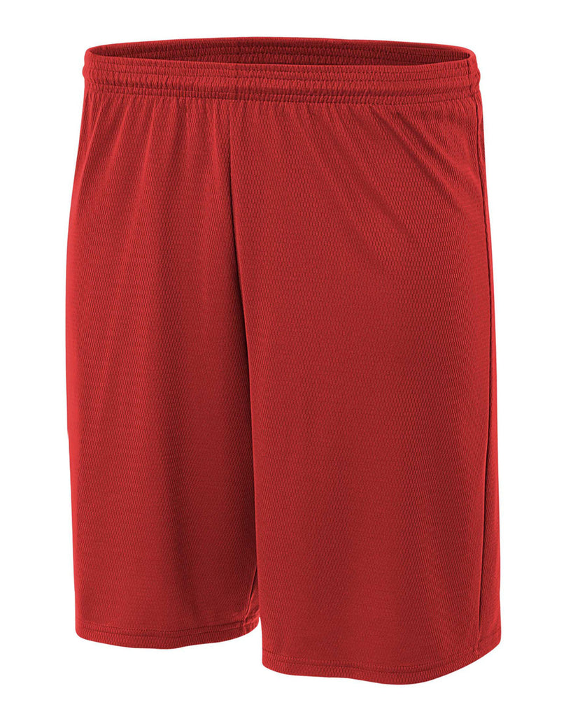 a4-NB5281-Youth Cooling Performance Power Mesh Practice Short-SCARLET