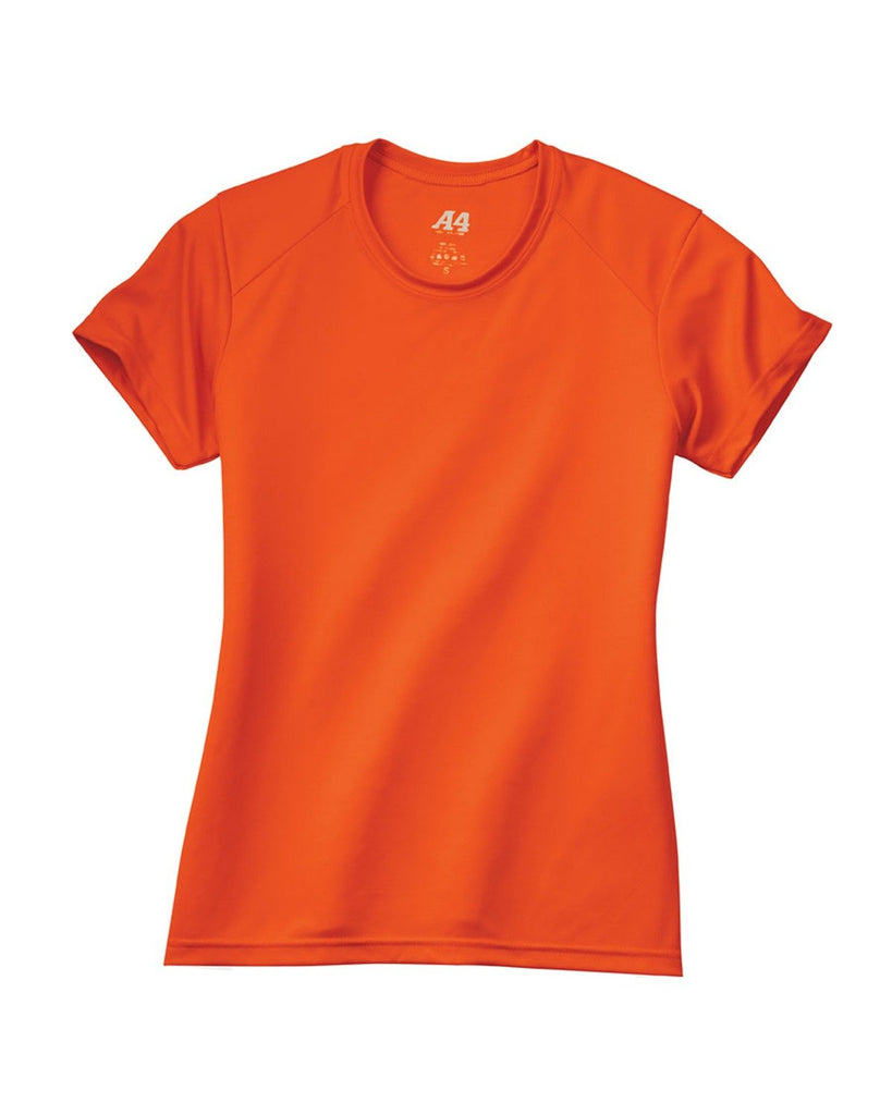 A4-NW3201-Cooling Performance T Shirt-ATHLETIC ORANGE