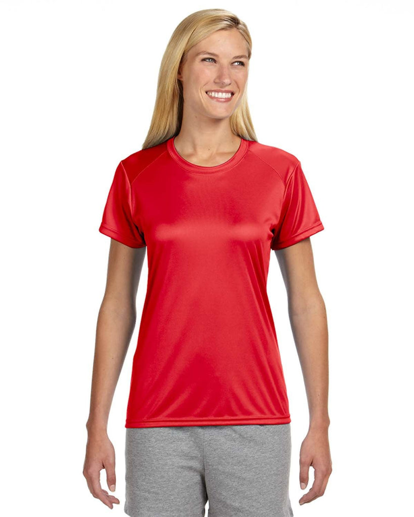 A4-NW3201-Cooling Performance T Shirt-SCARLET