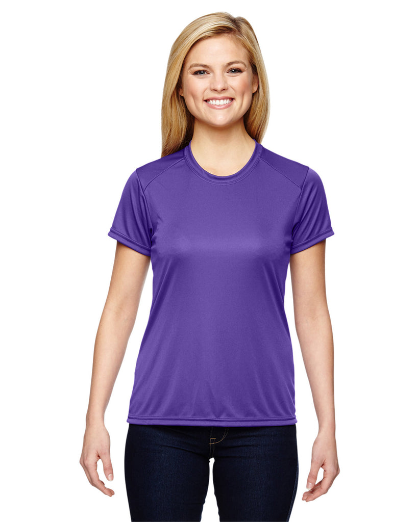 A4-NW3201-Cooling Performance T Shirt-PURPLE