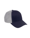 Big Accessories-OSTM-Old School Baseball Cap with Technical Mesh-NAVY/ GREY