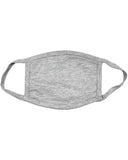 Burnside-P100-Adult 3-Ply Face Mask with Filter Pocket-HEATHER GREY