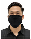 Burnside-P100-Adult 3-Ply Face Mask with Filter Pocket-BLACK