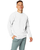 Hanes-P1607-Ecosmart Crewneck Sweatshirt-WHITE
