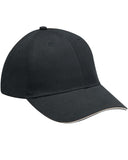 Adams-PE102-Performer Cap-BLACK/ KHAKI