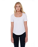 StarTee-ST1019-100% Cotton U Neck T Shirt-WHITE