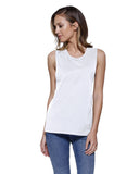 StarTee-ST1150-Cotton Muscle T Shirt-WHITE