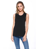 StarTee-ST1150-Cotton Muscle T Shirt-BLACK