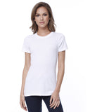 StarTee-ST1210-Cotton Crew Neck T Shirt-WHITE