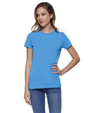 StarTee-ST1210-Cotton Crew Neck T Shirt-TURQUOISE