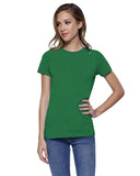 StarTee-ST1210-Cotton Crew Neck T Shirt-KELLY GREEN