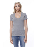 StarTee-ST1212-Cotton V Neck T Shirt-HEATHER GREY