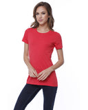 StarTee-ST1410-Cvc Crew Neck T Shirt-RED HEATHER