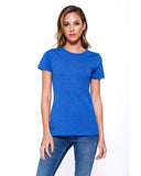 StarTee-ST1410-Cvc Crew Neck T Shirt-ROYAL HEATHER