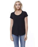 StarTee-ST1474-Cvc Loose Short Sleeve Raglan-BLACK