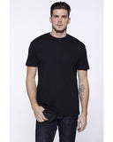 StarTee-ST2110-Cotton Crew Neck T Shirt-BLACK