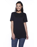 StarTee-ST2421-Cvc Long Body T Shirt-BLACK