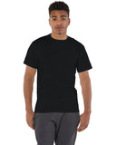 Champion-T525C-Adult 6 oz. Short-Sleeve T-Shirt-BLACK